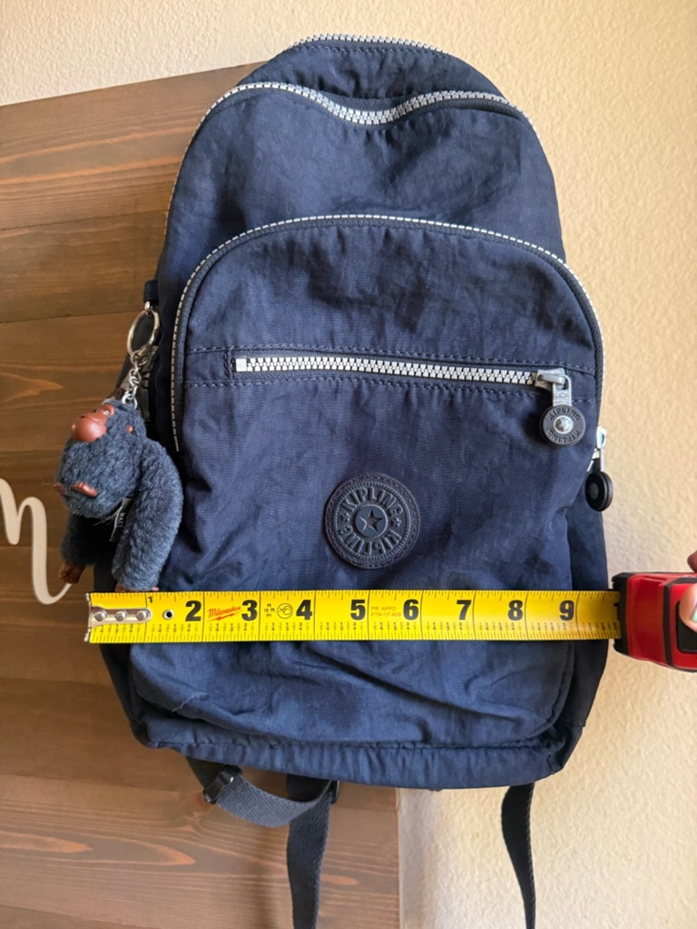 Kipling Navy Backpack - Picture 5 of 13